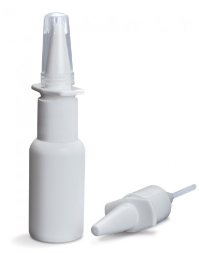 Mechanical feeding system for nose  and mouth spray and stoppers