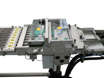 Mechanical feeding systems of caps with multi-way